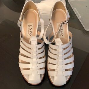 Enzo Angiolini Stack Heel Sandal Size 8M